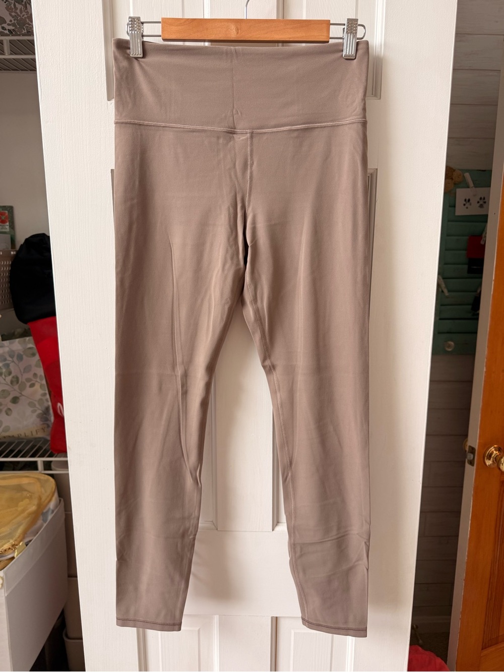 Athleta Taupe High-Rise Women's Leggings